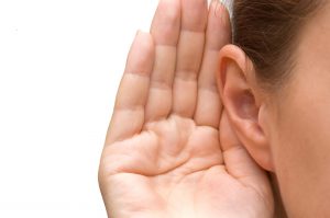 Hearing in ears